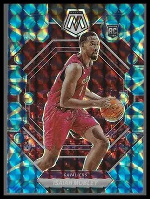 2022-23 Panini Mosaic #125 Christian Wood Reactive Blue - Basketball Card Single