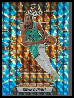 2022-23 Panini Mosaic #126 Kevin Durant Reactive Blue