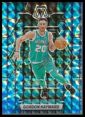 2022-23 Panini Mosaic #127 Gordon Hayward Reactive Blue