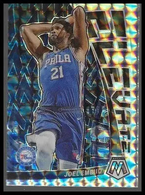 2022-23 Panini Mosaic #14 Jonathan Kuminga Elevate Mosaic - Basketball Card Single