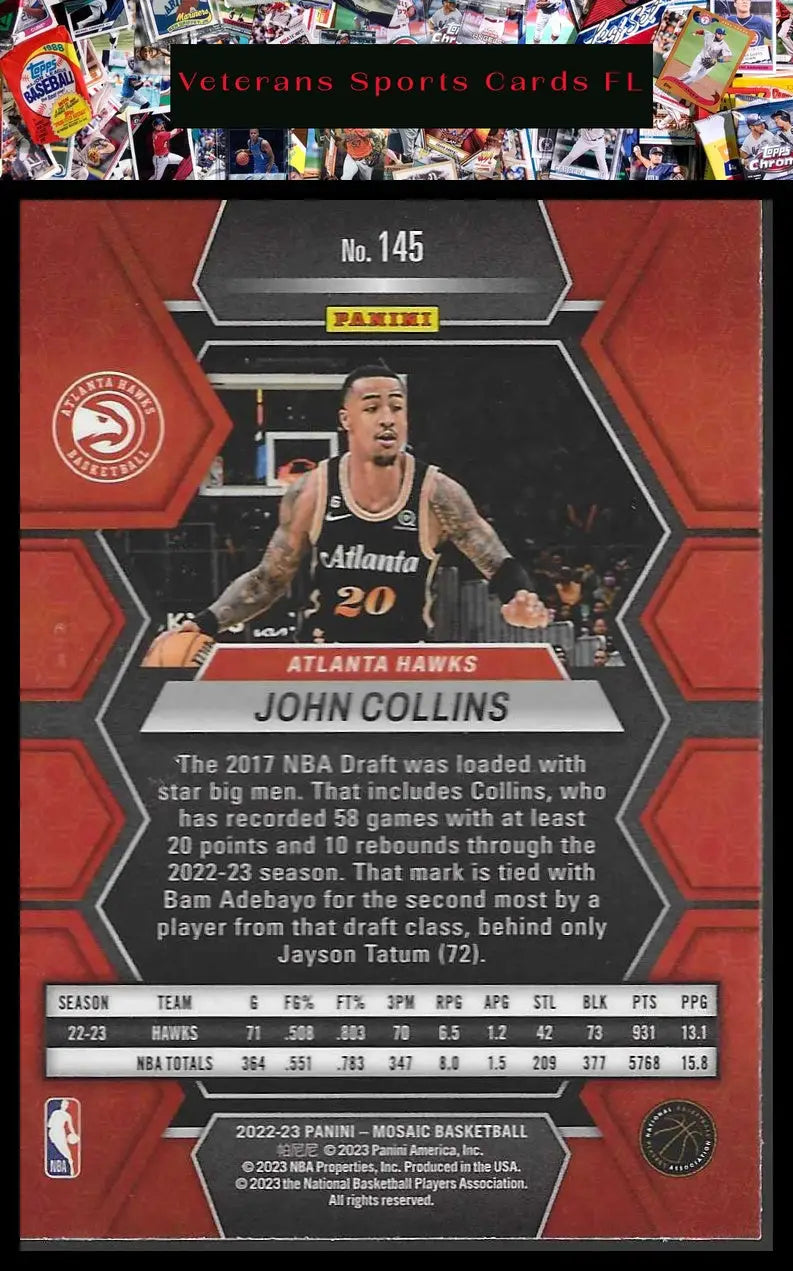 2022-23 Panini Mosaic #146 Josh Christopher - Basketball Card Single