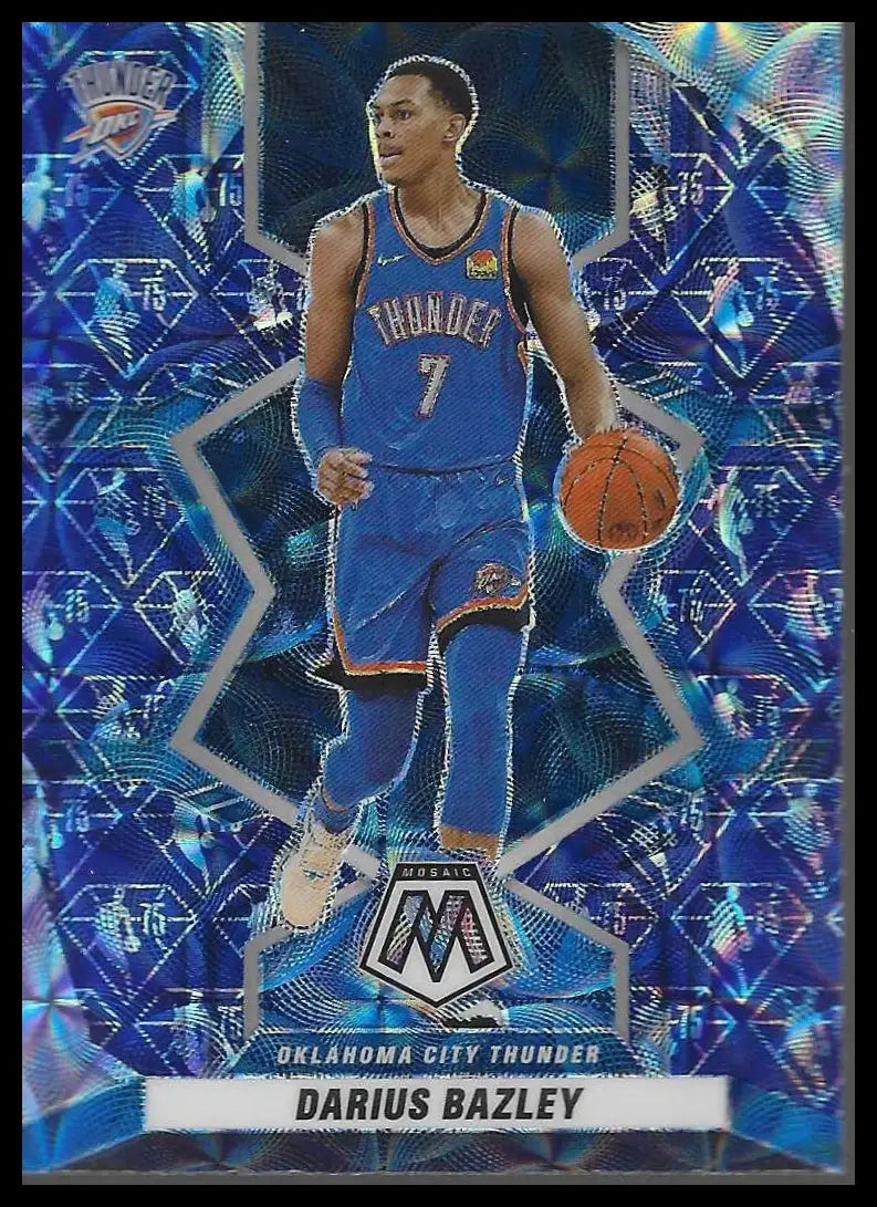 2022-23 Panini Mosaic #19 Kyrie Irving Thunder Road Mosaic Green - Basketball Card Single