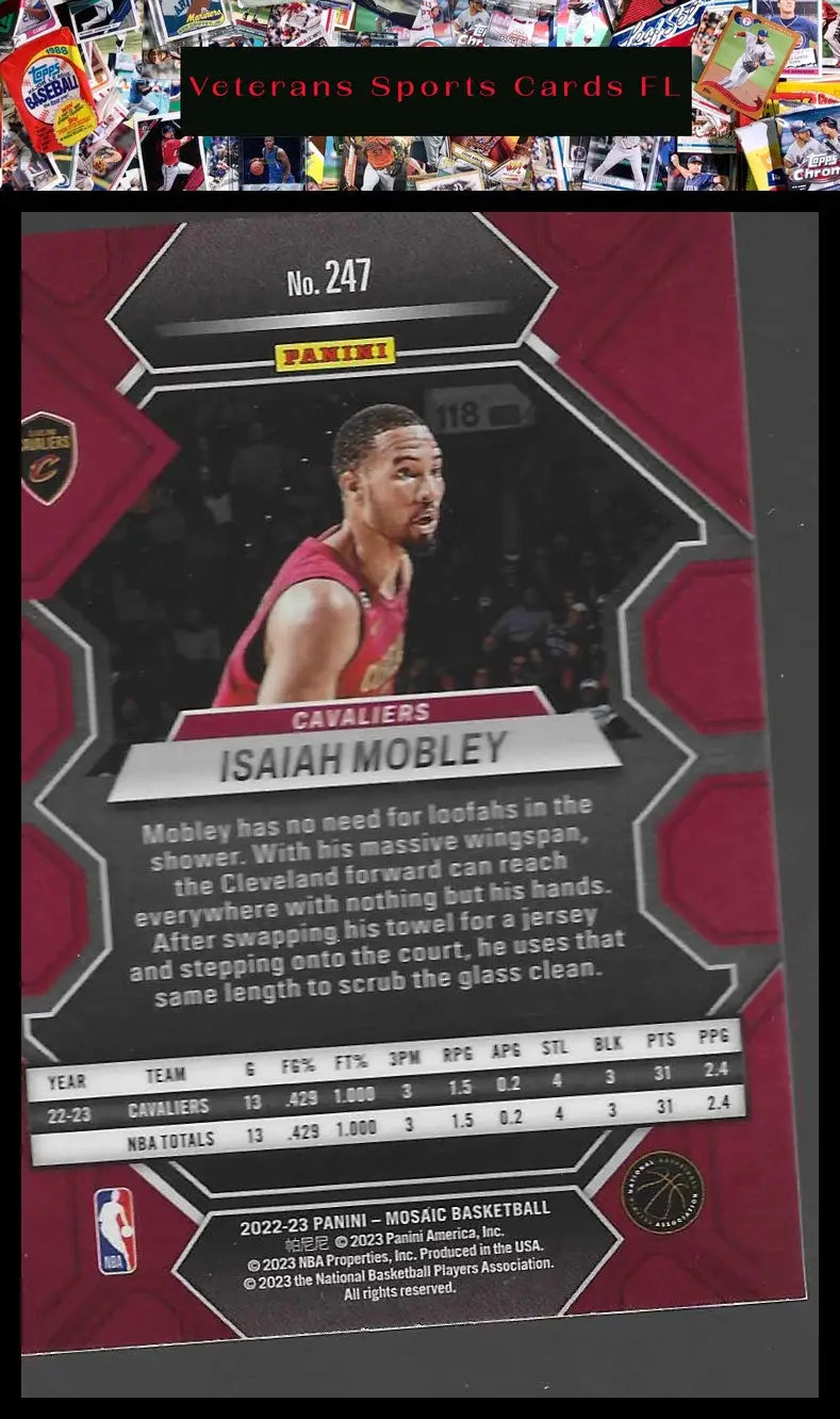 2022-23 Panini Mosaic #205 TyTy Washington Jr. - Basketball Card Single