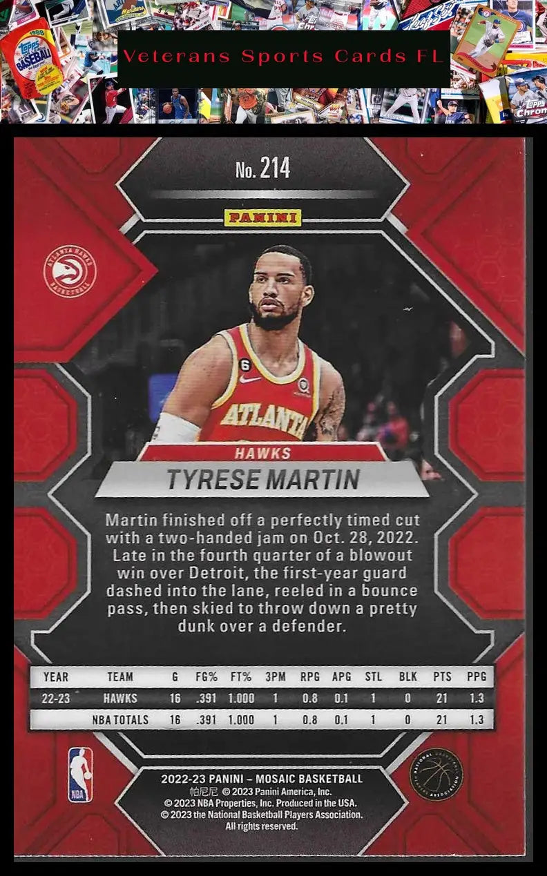 2022-23 Panini Mosaic #209 Dalen Terry - Basketball Card Single