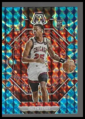2022-23 Panini Mosaic #209 Dalen Terry Reactive Blue
