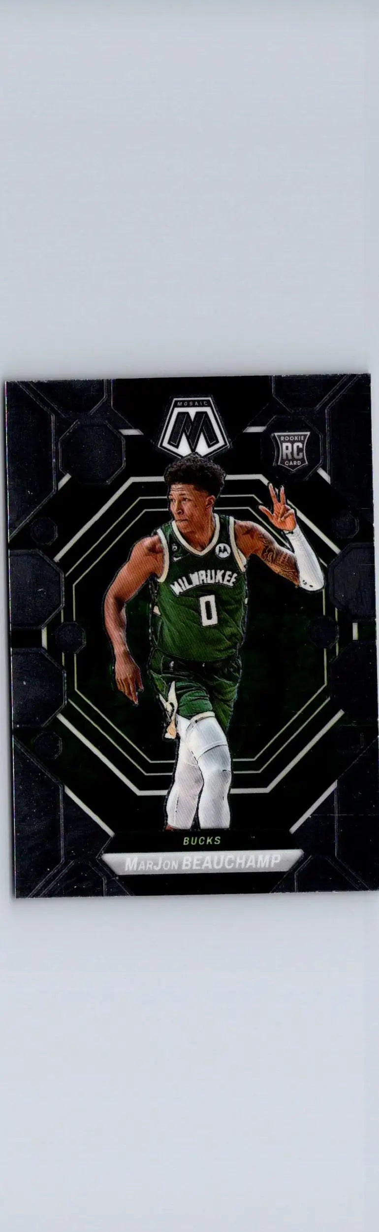 Basketball trading card of MarJon Beauchamp from 2022-23 Panini Mosaic series