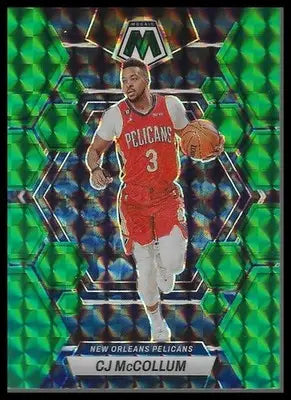2022-23 Panini Mosaic #22 CJ McCollum Green