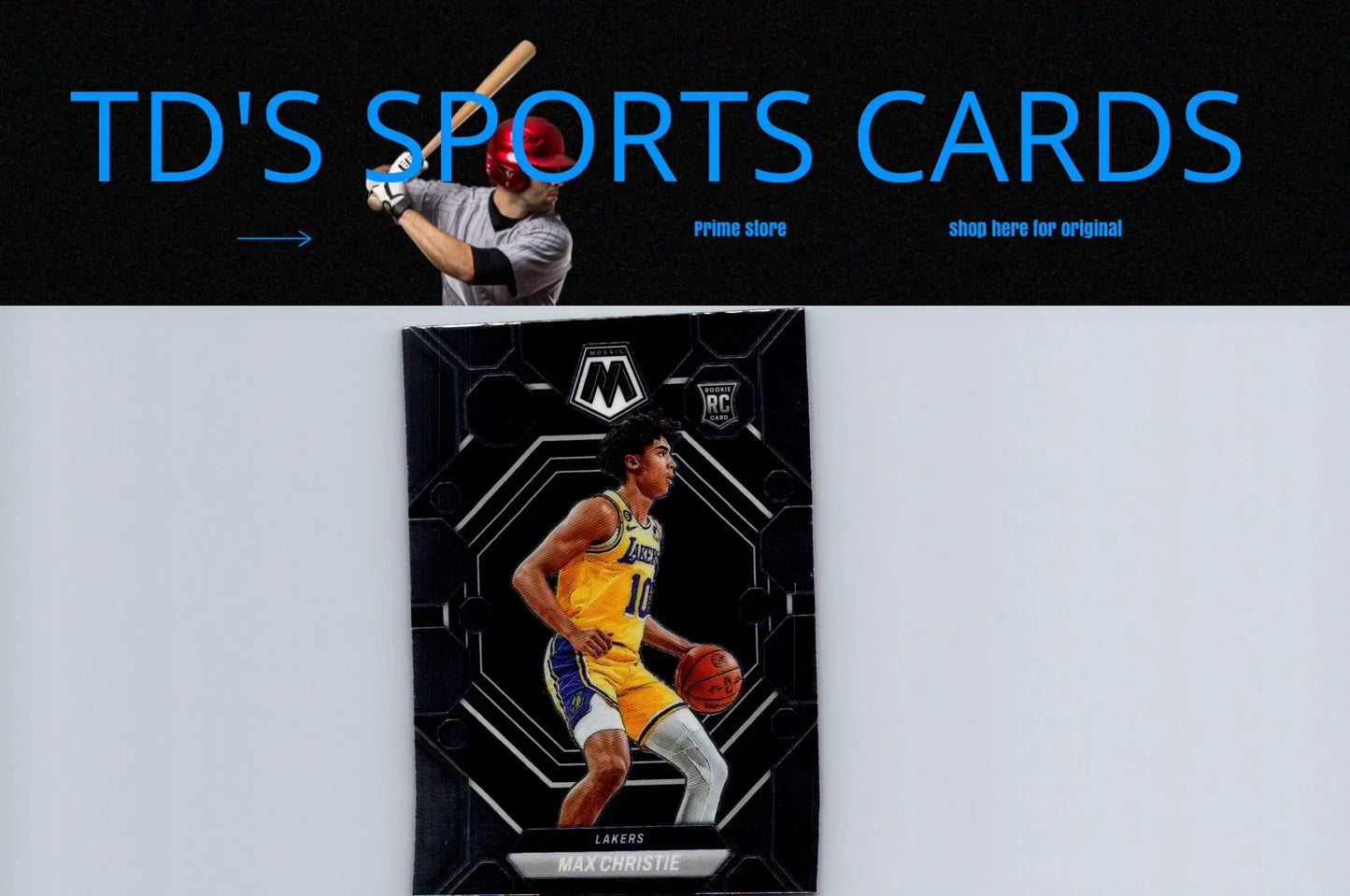 2022-23 Panini Mosaic #229 Max Christie Basketball Trading Card Display