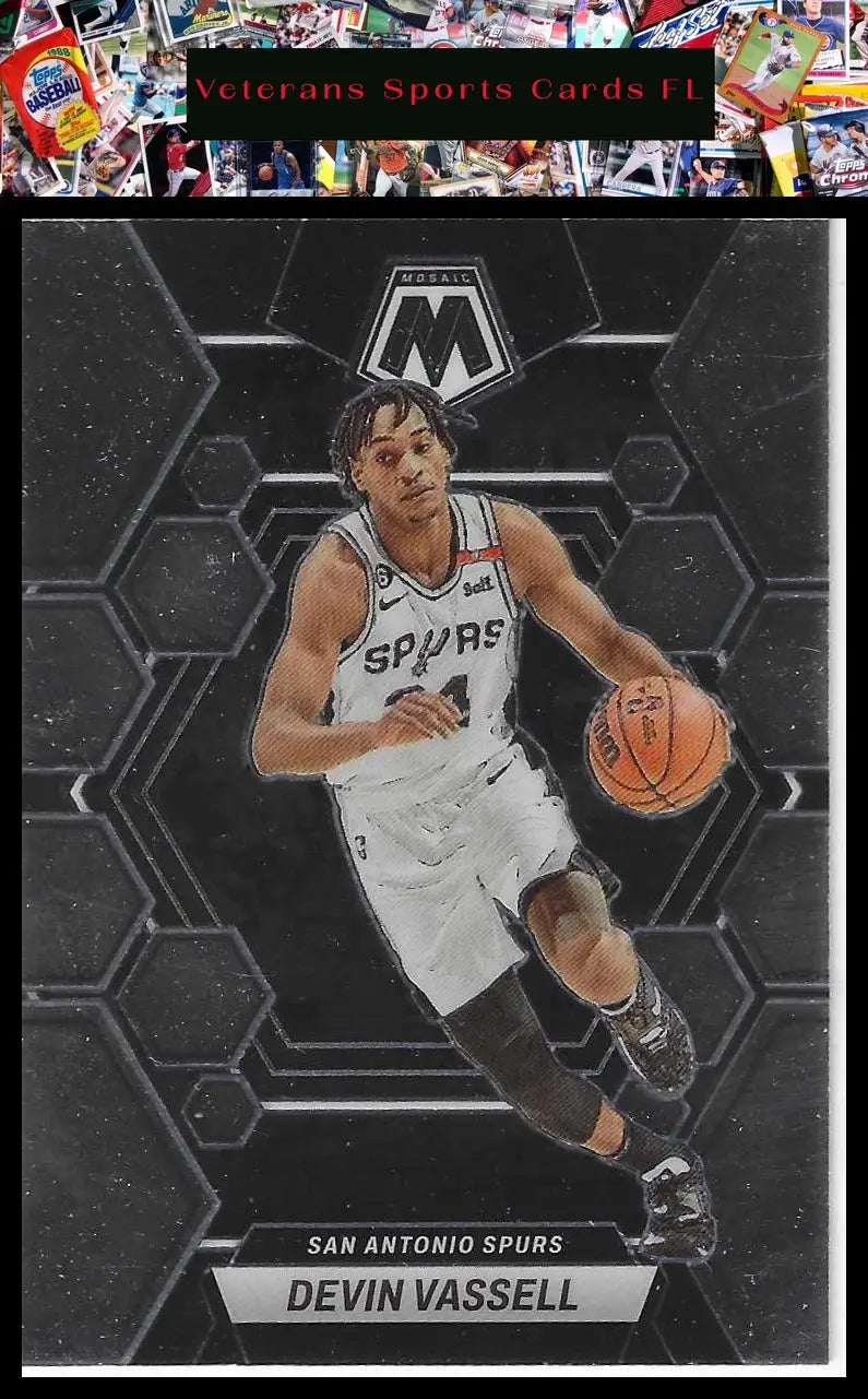 2022-23 Panini Mosaic #249 Blake Wesley - Basketball Card Single