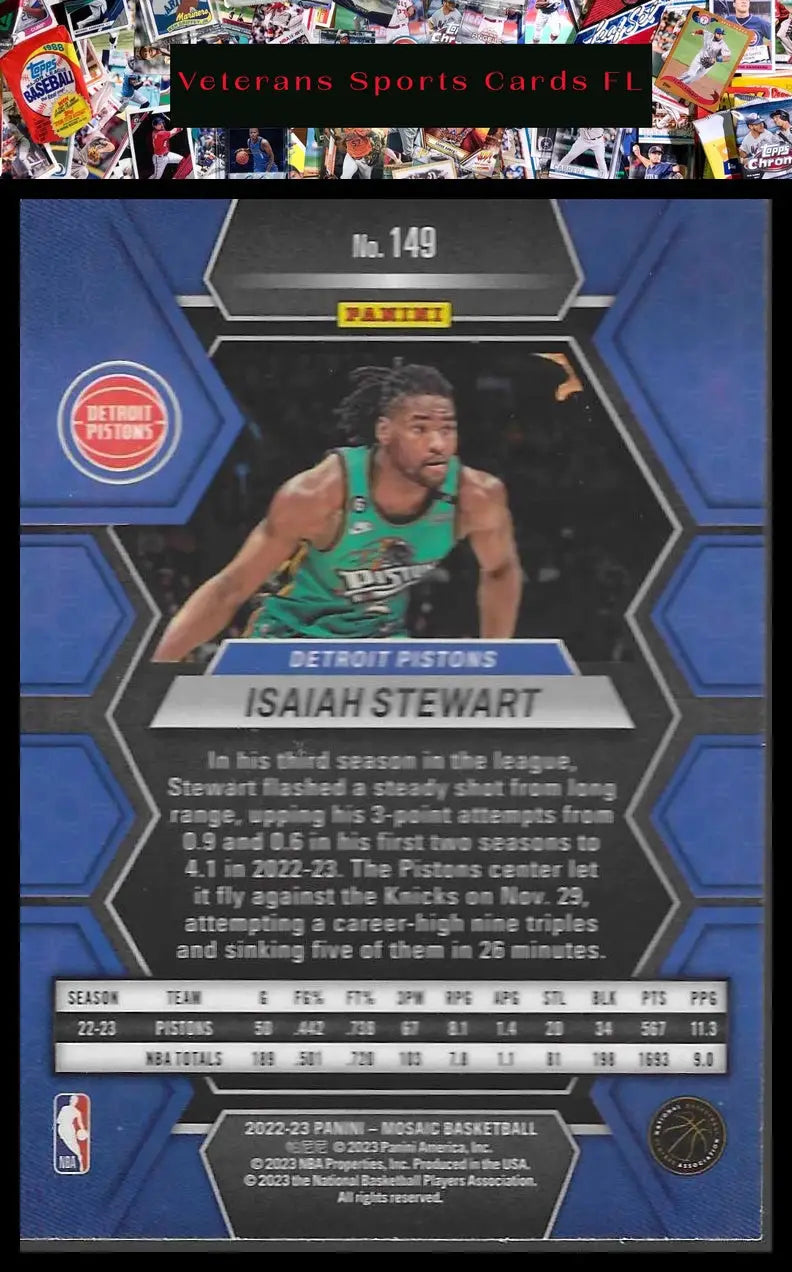 2022-23 Panini Mosaic #41 Alperen Sengun - Basketball Card Single
