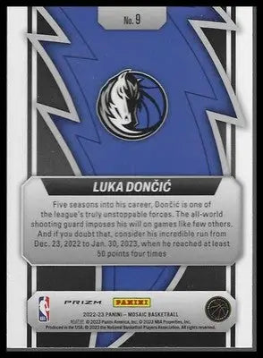 2022-23 Panini Mosaic #5 Kevin Durant Thunder Road - Basketball Card Single