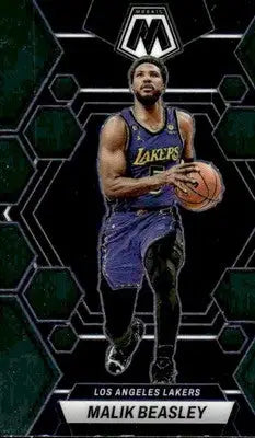 2022-23 Panini Mosaic #53 Malik Beasley Base Los Angeles Lakers - Basketball Card Single