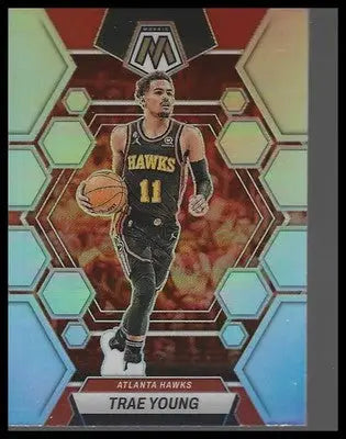 2022-23 Panini Mosaic #8 Trae Young Silver