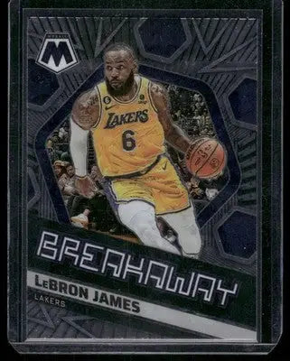 2022-23 Panini Mosaic Breakaway LeBron James #2 Basketball - Basketball Card Single