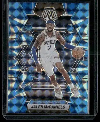 2022-23 Panini Mosaic Jalen McDaniels #175 Reactive Blue Basketball - Basketball Card Single