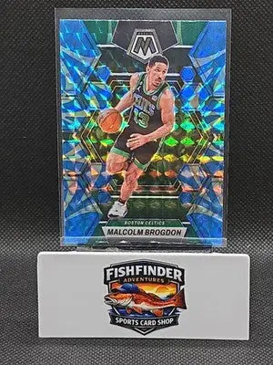 2022-23 Panini Mosaic - Malcolm Brogdon #196 Reactive Blue Mosaic Prizm