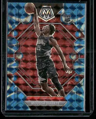 2022-23 Panini Mosaic Moussa Diabate #224 Blue Reactive RC Basketball