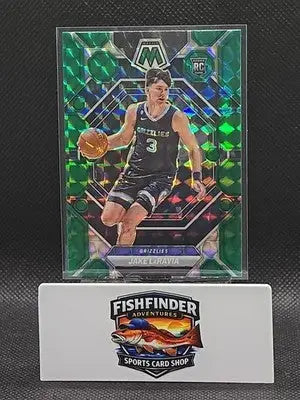 2022-23 Panini Mosaic - Rookies Jake LaRavia #204 Green Mosaic Prizm (RC) - Basketball Card Single