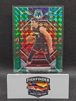 2022-23 Panini Mosaic - Rookies Nikola Jovic #244 Choice Red & Green Prizm (RC) - Basketball Card Single