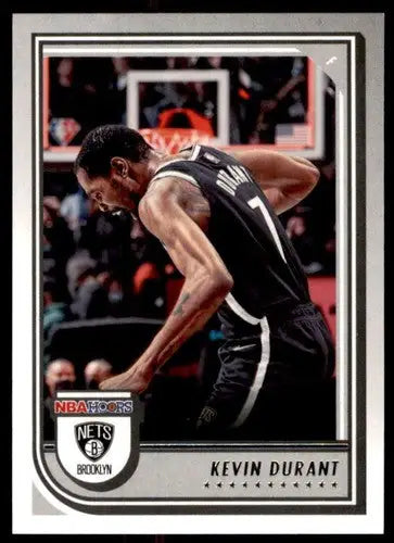 Kevin Durant basketball card from 2022-23 Panini NBA Hoops Nets product