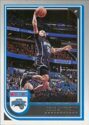 Original gloss Panini NBA Hoops Cole Anthony basketball card from 2022-23 NBA series