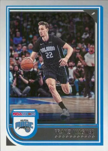 Original gloss Panini NBA Hoops Franz Wagner basketball card from 2022-23 Panini NBA