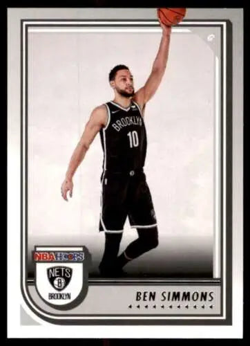 Original gloss Panini NBA Hoops Ben Simmons basketball card Nets 2022-23 NM-MT