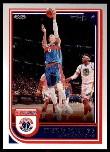 2022-23 Panini NBA Hoops #115 Kristaps Porzingis NM-MT Wizards ID:51936 - Basketball Card Single