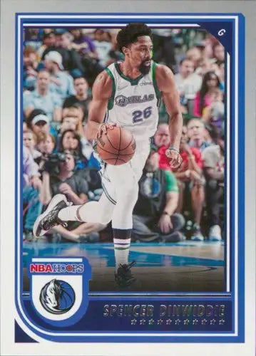 2022-23 Panini NBA Hoops Spencer Dinwiddie basketball card Mavericks NM-MT