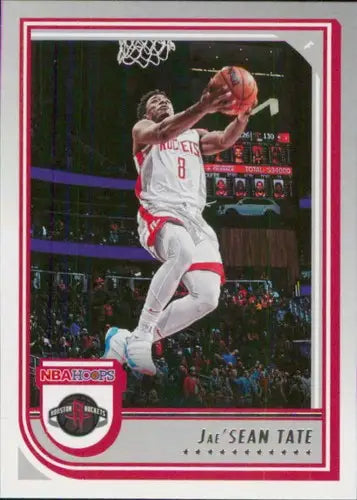 2022-23 Panini NBA Hoops #129 Jae’Sean Tate NM-MT Rockets ID:51949 - Basketball Card Single