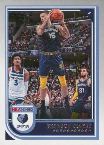 2022-23 Panini NBA Hoops #139 Brandon Clarke NM-MT Grizzlies ID:51959 - Basketball Card Single