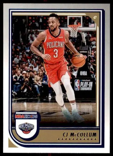 2022-23 Panini NBA Hoops #142 CJ McCollum NM-MT Pelicans ID:51962 - Basketball Card Single
