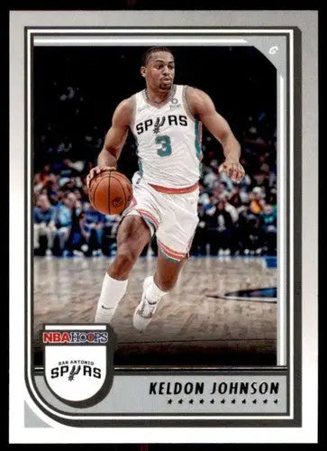2022-23 Panini NBA Hoops #151 Keldon Johnson NM-MT Spurs ID:75350 - Basketball Card Single