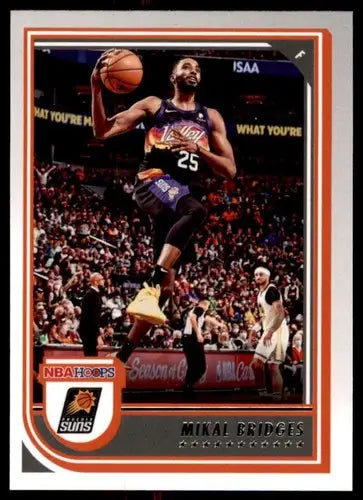 2022-23 Panini NBA Hoops #163 Mikal Bridges NM-MT Suns ID:51982 - Basketball Card Single