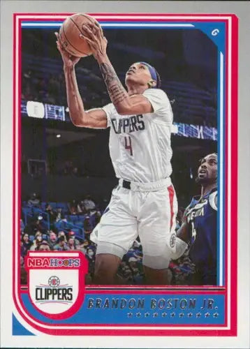 Original gloss of Brandon Boston Jr. basketball card from Panini NBA Hoops 2022-23