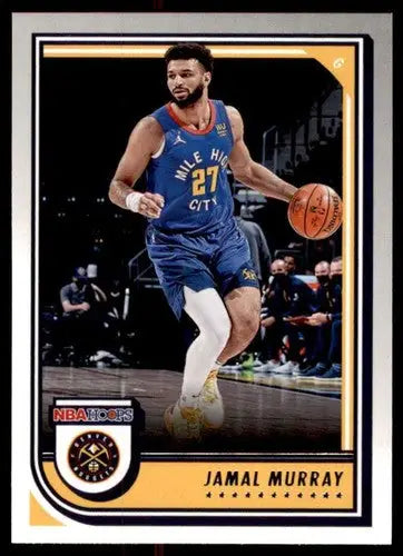 Original gloss Panini NBA Hoops Jamal Murray basketball card Nuggets 2022-23