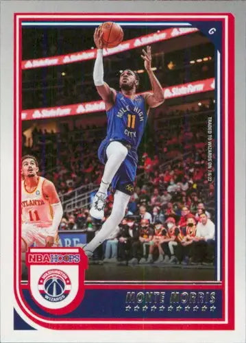 2022-23 Panini NBA Hoops #190 Monte Morris NM-MT Wizards ID:52008 - Basketball Card Single