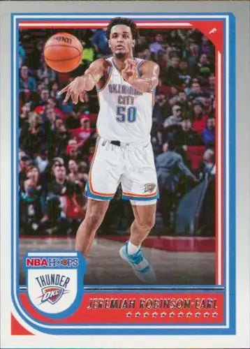 Jeremiah Robinson-Earl basketball card from Panini NBA Hoops 2022-23 series