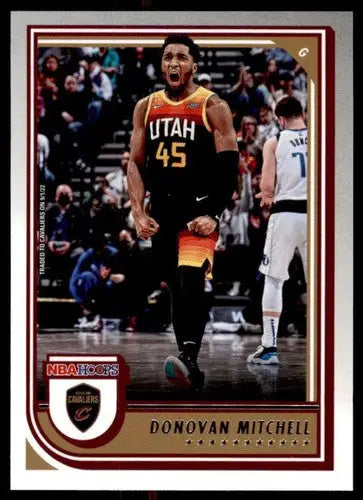2022-23 Panini NBA Hoops #215 Donovan Mitchell NM-MT Cavaliers ID:52090 - Basketball Card Single