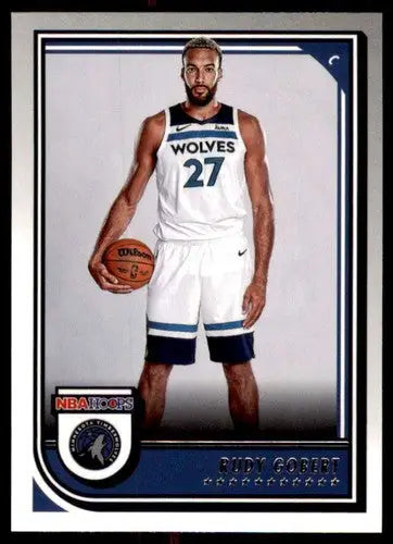 2022-23 Panini NBA Hoops Rudy Gobert Timberwolves basketball card NM-MT