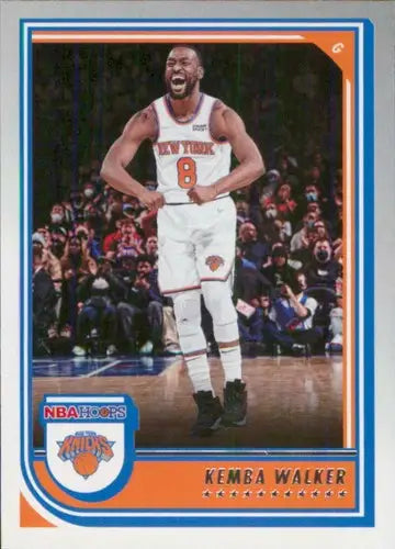 Kemba Walker basketball card from Panini NBA Hoops 2022-23 Knicks collectible
