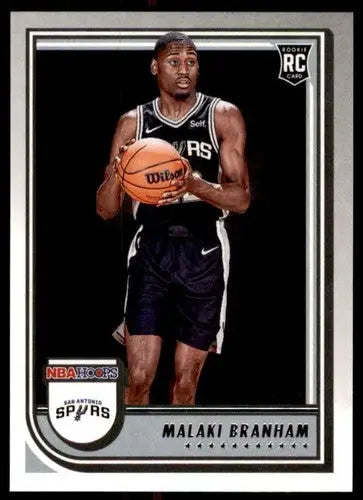 2022-23 Panini NBA Hoops #250 Malaki Branham NM-MT RC Rookie Spurs ID:75348 - Basketball Card Single