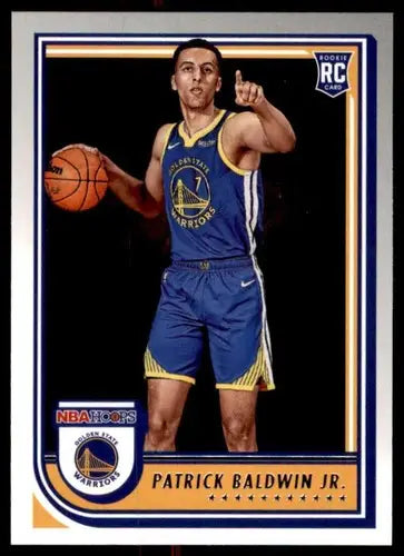 2022-23 Panini NBA Hoops #257 Patrick Baldwin Jr. NM-MT RC Rookie Warri ID:52129 - Basketball Card Single