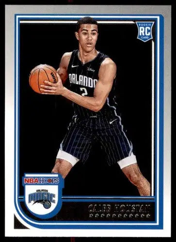 Original gloss Caleb Houstan rookie card from Panini NBA Hoops 2022-23 series