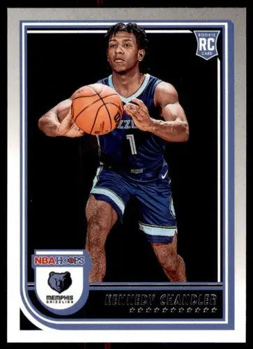 2022-23 Panini NBA Hoops #264 Kennedy Chandler NM-MT RC Rookie Grizzlie ID:52135 - Basketball Card Single
