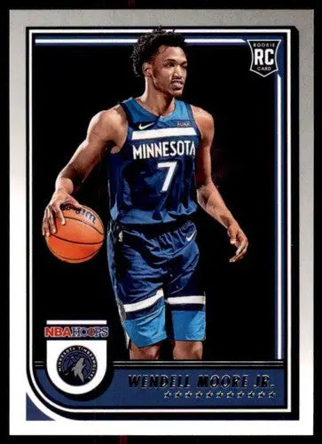 2022-23 Panini NBA Hoops #274 Wendell Moore Jr. NM-MT RC Rookie Timberw ID:52143 - Basketball Card Single