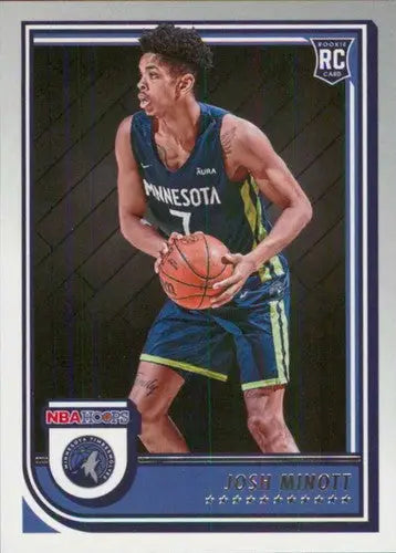 2022-23 Panini NBA Hoops #278 Josh Minott NM-MT RC Rookie Timberwolves ID:54236 - Basketball Card Single