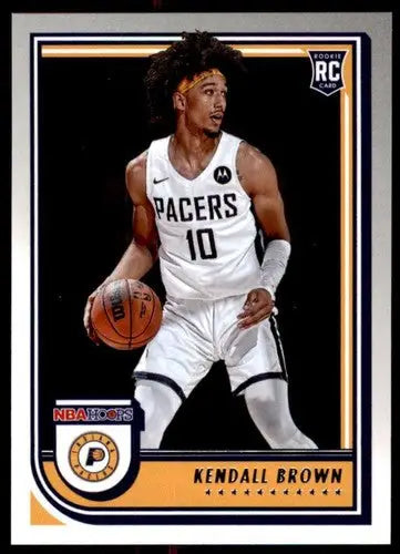2022-23 Panini NBA Hoops #279 Kendall Brown NM-MT RC Rookie Pacers ID:52148 - Basketball Card Single