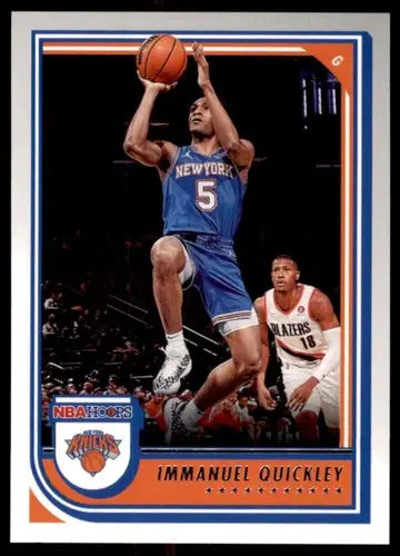 2022-23 Panini NBA Hoops #28 Immanuel Quickley NM-MT Knicks ID:51214 - Basketball Card Single
