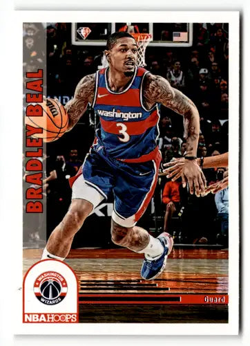 2022-23 Panini NBA Hoops #295 Bradley Beal EX/NM Wizards ID:51926 - Basketball Card Single